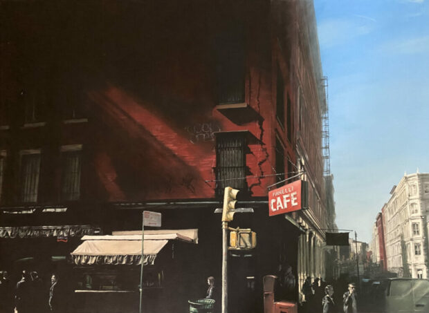 "Fanelli Café", huile sur toile, 73/100 cm (NON DISPONIBLE)