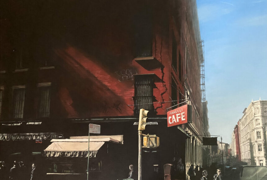 « Fanelli Café », huile sur toile, 73-100 cm (non disponible)